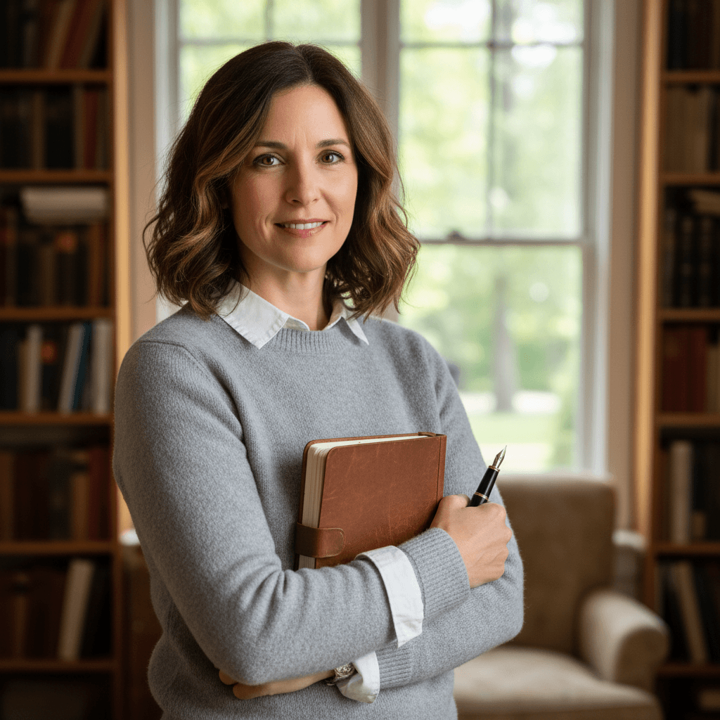 Author sample headshot example