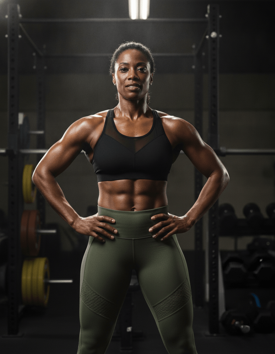 Fitness headshot example