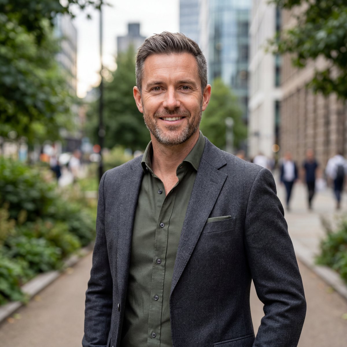 Creative headshot example