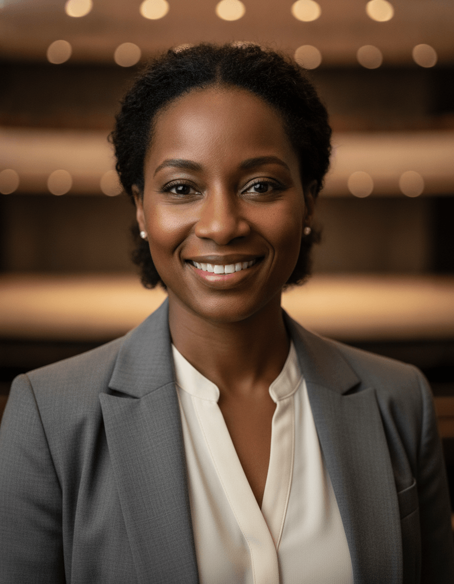 Speaker sample headshot example