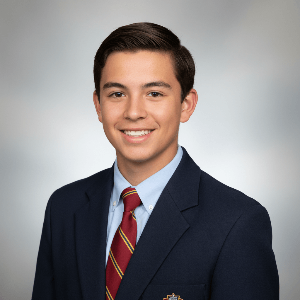 Student sample headshot example