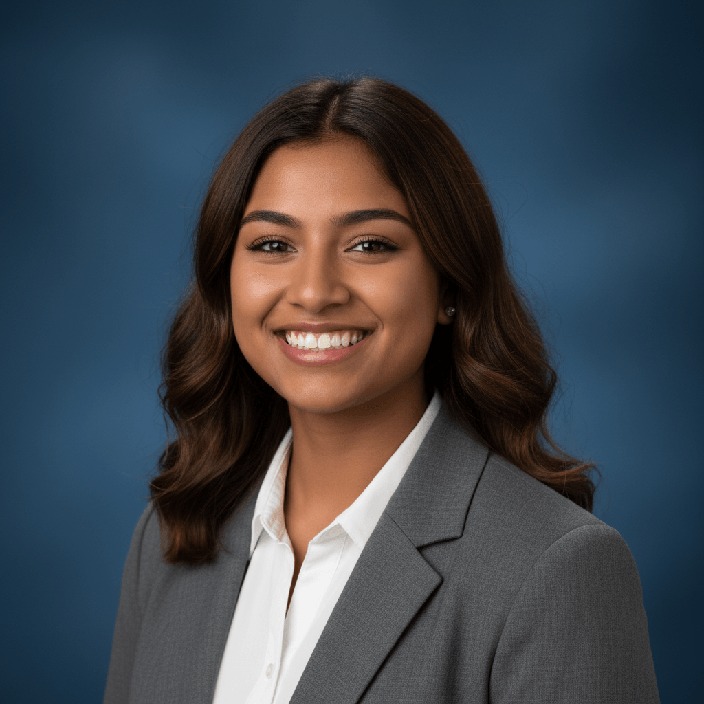 Student sample headshot example