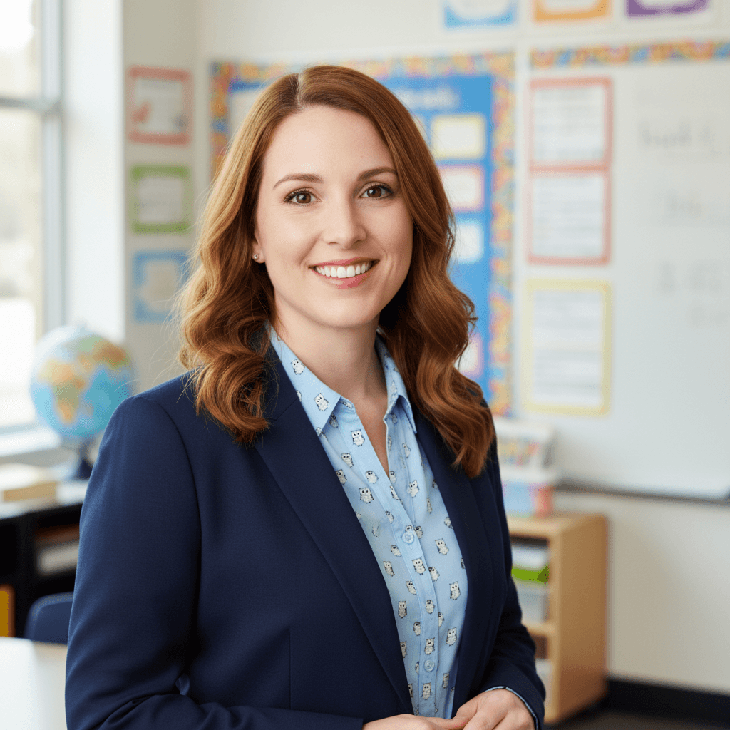 Teacher sample headshot example